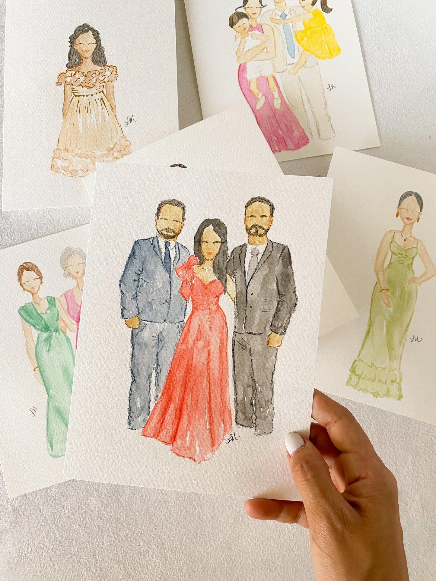 Ilustración en acuarela