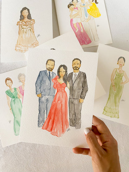 Ilustración en acuarela