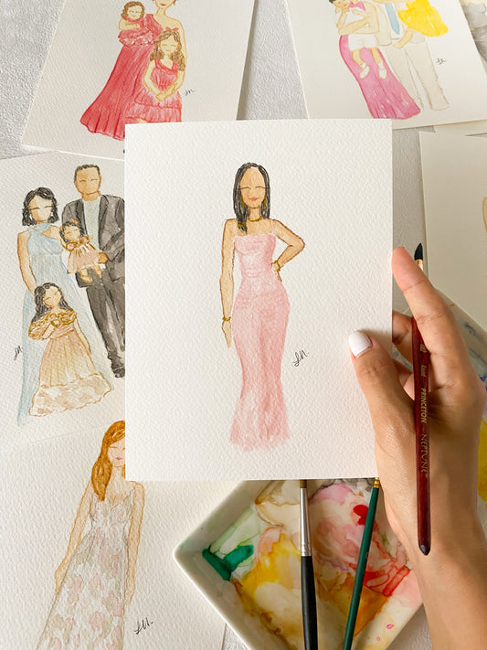 Ilustración en acuarela